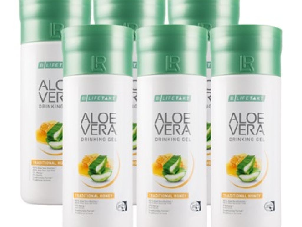 LR LIFETAKT Aloe Vera Drinking Gel Traditional s medem Série 6 ks