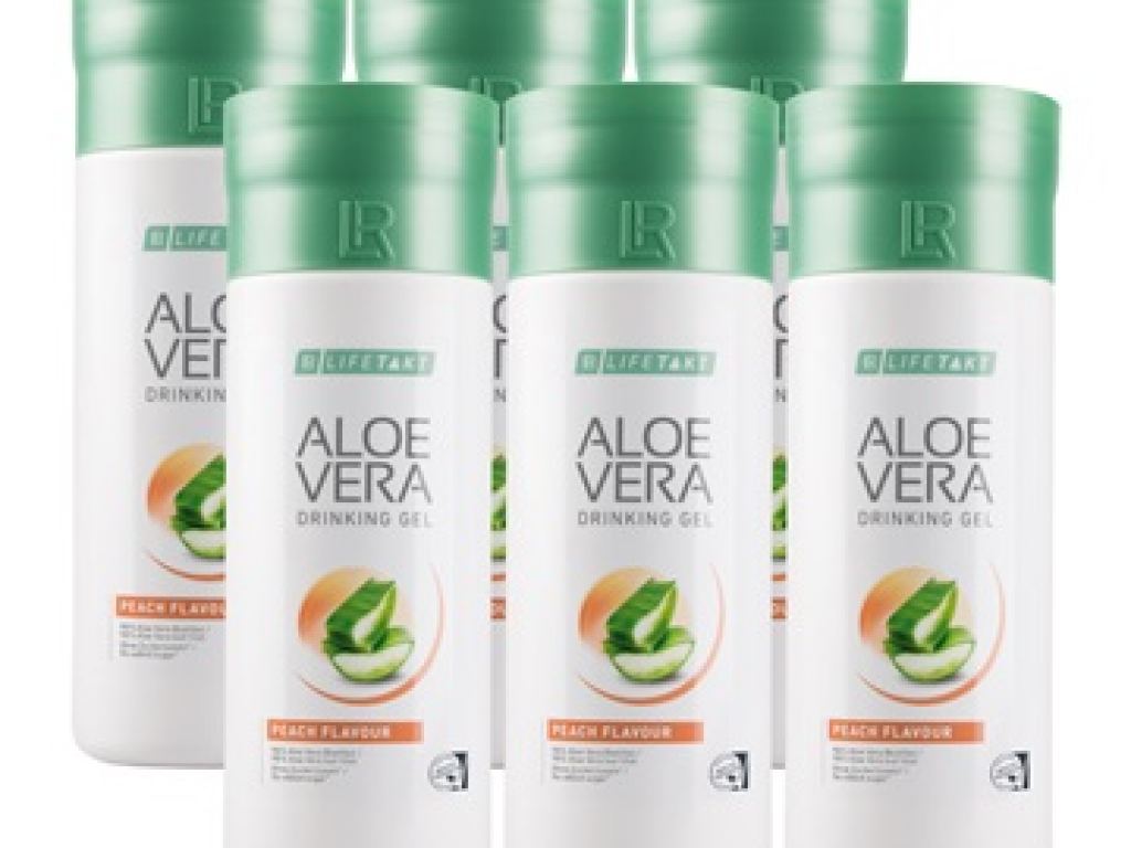 LR LIFETAKT Aloe Vera Drinking Gel s příchutí broskví Série 6 ks