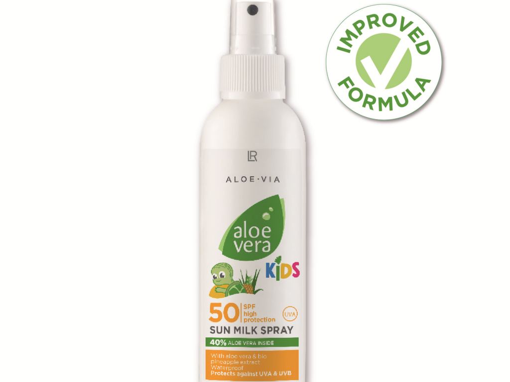 Aloe Vera Kids Sun SPF 50 Opalovací mléko ve spreji